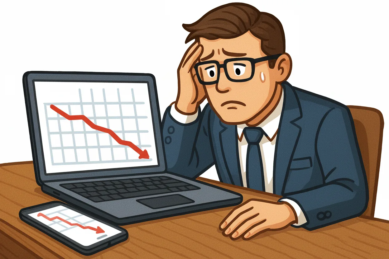 悩んでいる社長